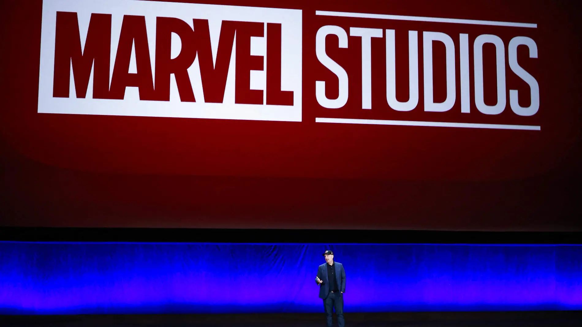 Kevin Feige en presentación de Marvel Studios